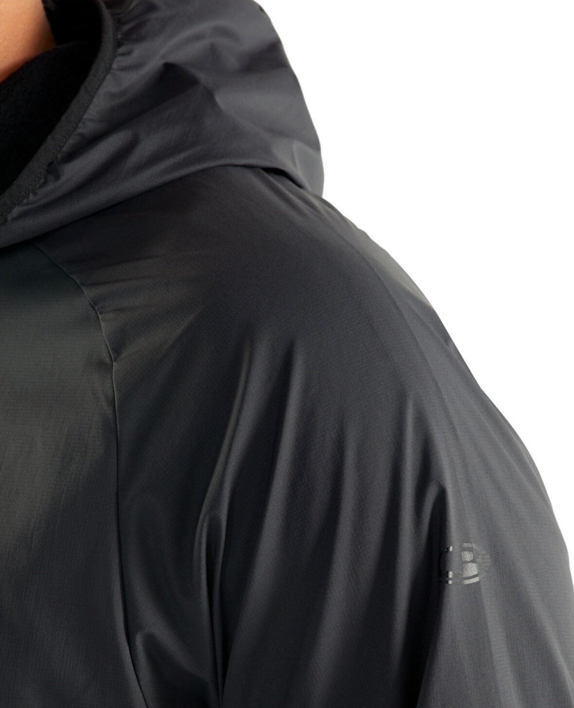 Coriolis hooded windbreaker top