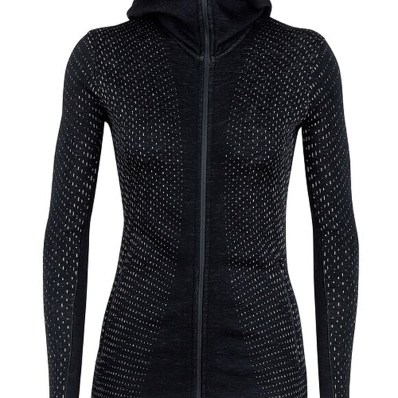 ICEBREAKER  - W ELEMENTAL LS ZIP HOOD