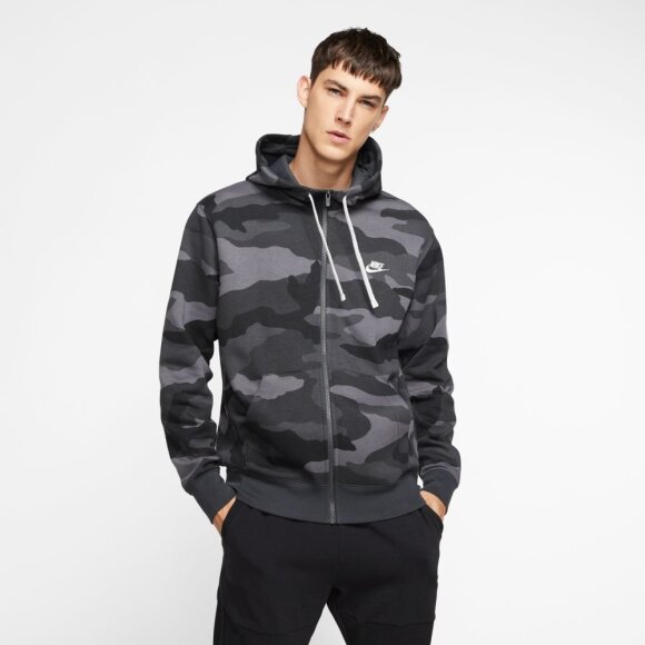 NIKE - M NSW CLUB HOODIE FZ BB CAMO