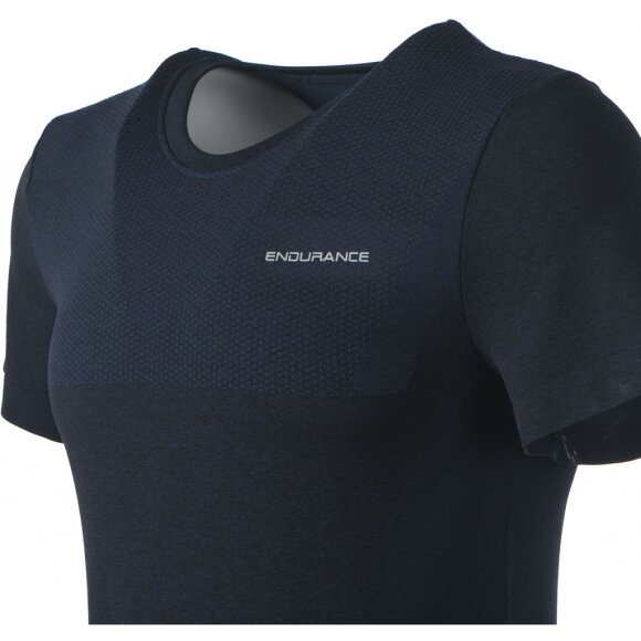 ENDURANCE - M JARO MELANGE SEAMLESS S-S TE