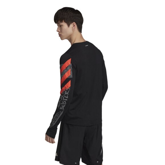 ADIDAS  - M FAST GFX LS TEE