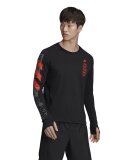 ADIDAS  - M FAST GFX LS TEE