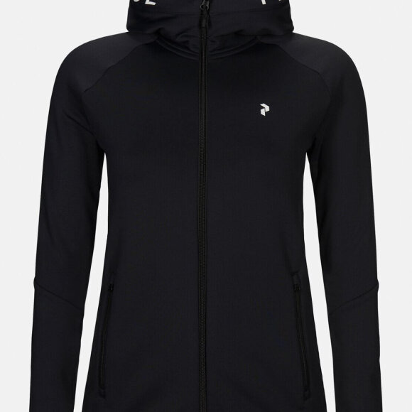 FLEECE-JAKKER - PEAK PERFORMANCE - W RIDER ZIP HOOD