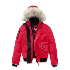 CANADA GOOSE - YOUTH RUNDLE BOMBER RED 