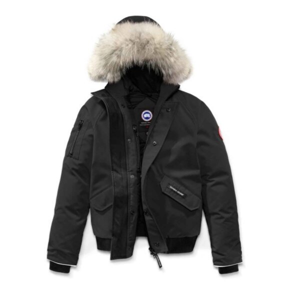 CANADA GOOSE - YOUTH RUNDLE BOMBER BLACK 