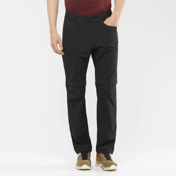 SALOMON - SALOMON HERRE VANDREBUKSER - WAYFARER ZIP OFF PANTS - SORT