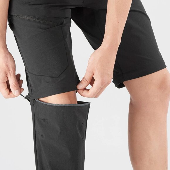 SALOMON - SALOMON HERRE VANDREBUKSER - WAYFARER ZIP OFF PANTS - SORT