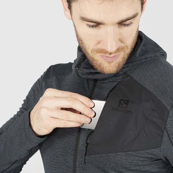 SALOMON - M OUTLINE FZ HOODIE