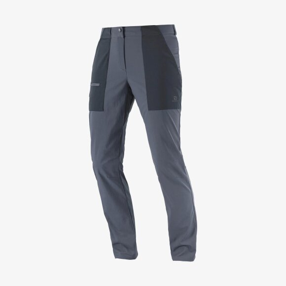 SALOMON - SALOMON DAME VANDREBUKSER - OUTRACK PANTS REGULAR - EBONY/BLACK