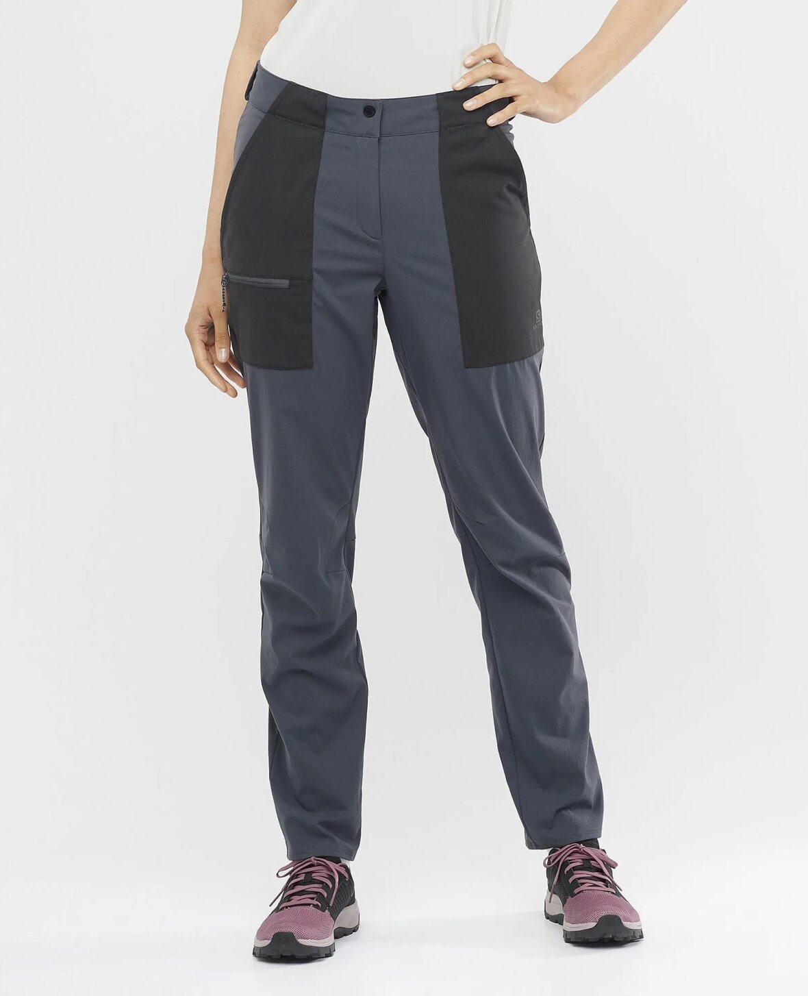 SALOMON DAME VANDREBUKSER OUTRACK PANTS REGULAR EBONY BLACK