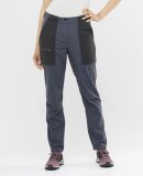SALOMON - SALOMON DAME VANDREBUKSER - OUTRACK PANTS REGULAR - EBONY/BLACK