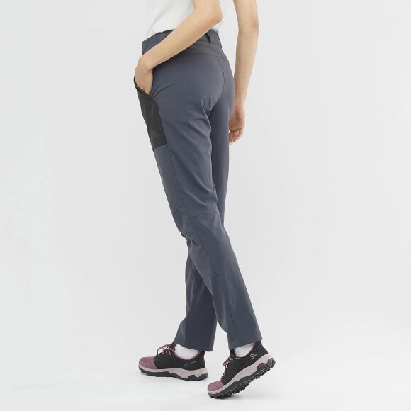 SALOMON - SALOMON DAME VANDREBUKSER - OUTRACK PANTS REGULAR - EBONY/BLACK