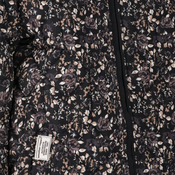 SPORTS GROUP - JR FLORAL LONG AOP QUILTED JKT