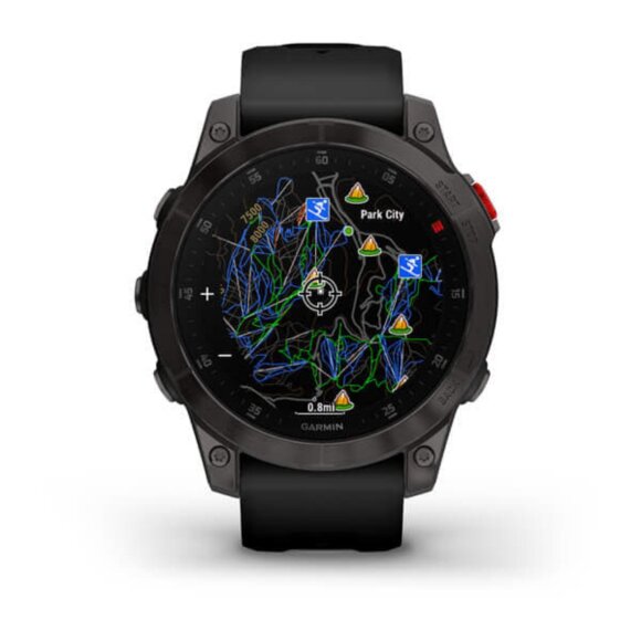 GARMIN  - EPIX (GEN 2) SAPPHIRE - BLACK TITANIUM