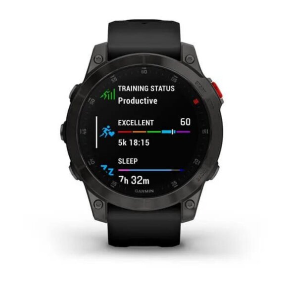 GARMIN  - EPIX (GEN 2) SAPPHIRE - BLACK TITANIUM