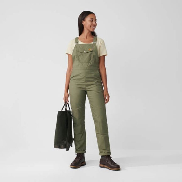 FJALLRAVEN - W VARDAG DUNGAREE TOURSERS