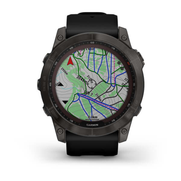 GARMIN  - FENIX 7X SAPPHIRE SOLAR EDITION