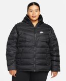 NIKE - NIKE DAME LØBEJAKKE SPORTSWEAT WIND JACKET PLUS SIZE