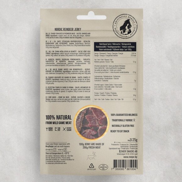 REITER TRAVELLUNCH - NORDIC REINDEER JERKY