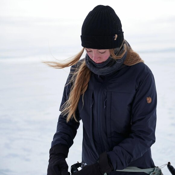 FJALLRAVEN - W KEB WOOL PADDED JACKET