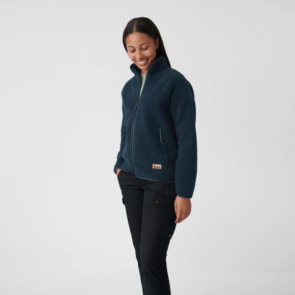 FJALLRAVEN - W VARDAG PILE FLEECE JKT