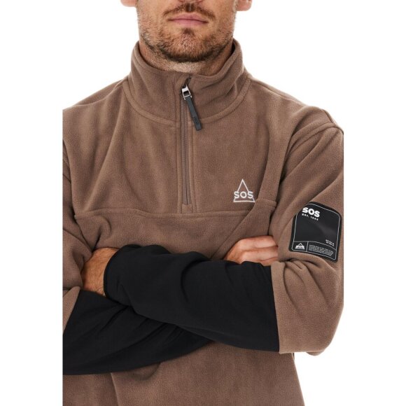 SOS LIFESTYLE - M LAAX HALF ZIP FLEECE