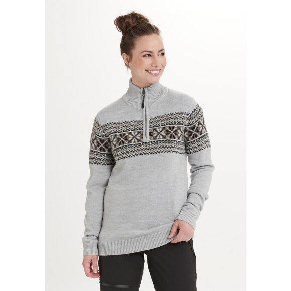 WHISTLER - W FLASH HALF ZIP KNIT SWEATER