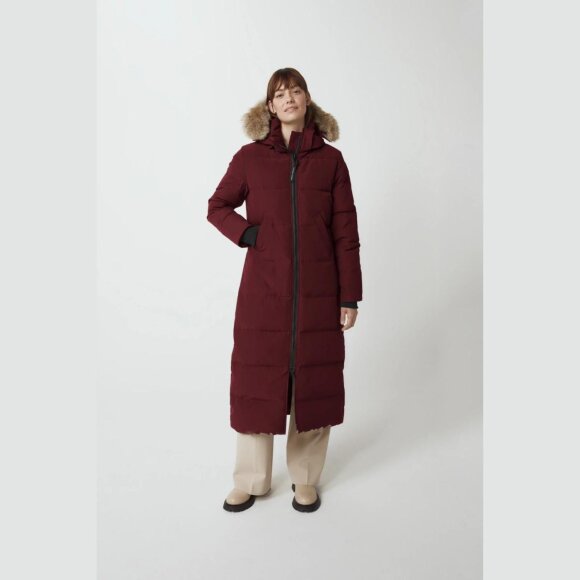 CANADA GOOSE - CANADA GOOSE DAME PARKA W MYSTIQUE PARKA BORDEAUX