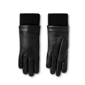 CANADA GOOSE - W LEATHER RIB LUXE GLOVE