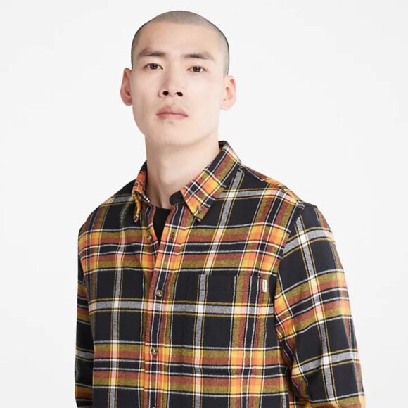 TIMBERLAND - M FLANNEL PLAID SHIRT