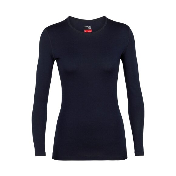 ICEBREAKER  - ICEBREAKER DAME MERINO BASELAYER W 260 TECH LS CREW