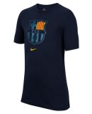 NIKE - JR FC BARCA NIKE CREST TEE
