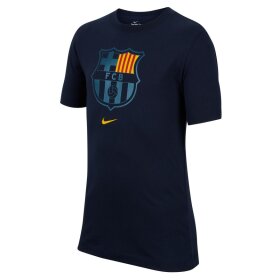 NIKE - JR FC BARCA NIKE CREST TEE