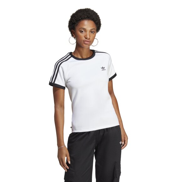 ADIDAS  - ADIDAS DAME T-SHIRT W SLIM 3 STR TEE