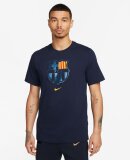 NIKE - NIKE HERRE T-SHIRT M FC BARCA CREST TEE 