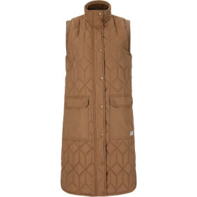 WEATHER REPORT - W BEAH LONG QUILTED VEST