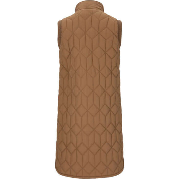 WEATHER REPORT - W BEAH LONG QUILTED VEST