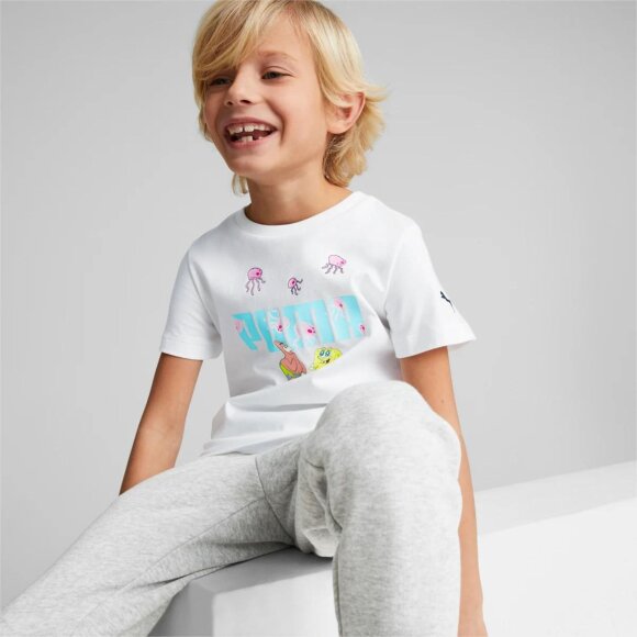 PUMA DENMARK - KIDS X SPONGEBOB LOGO TEE