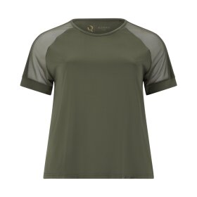 Q SPORTSWEAR - W CANDIAN MESH TEE