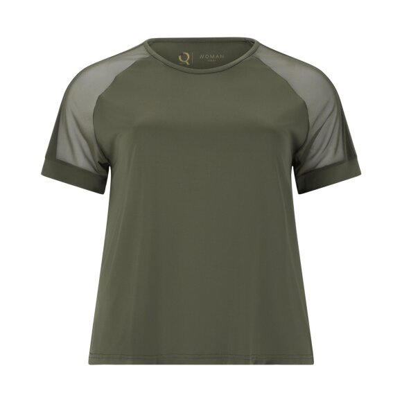 Q SPORTSWEAR - W CANDIAN MESH TEE