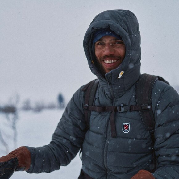 FJALLRAVEN - FJALLRAVEN HERRE DUNJAKKE M EXPEDITION PACK DOWN HOODIE