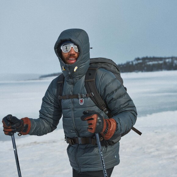 FJALLRAVEN - FJALLRAVEN HERRE DUNJAKKE M EXPEDITION PACK DOWN HOODIE