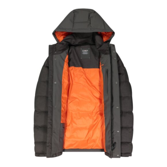 CMP - M LONG JACKET SNAPS HOOD