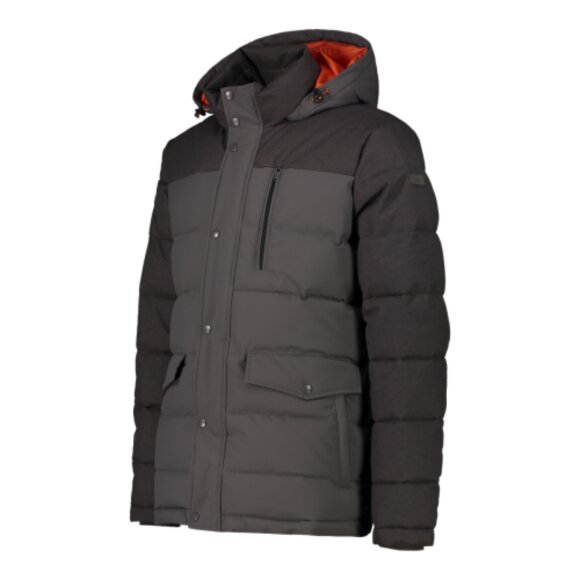 CMP - M LONG JACKET SNAPS HOOD