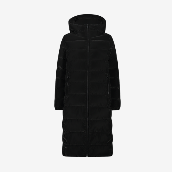 CMP - W LONG COAT FIX HOOD