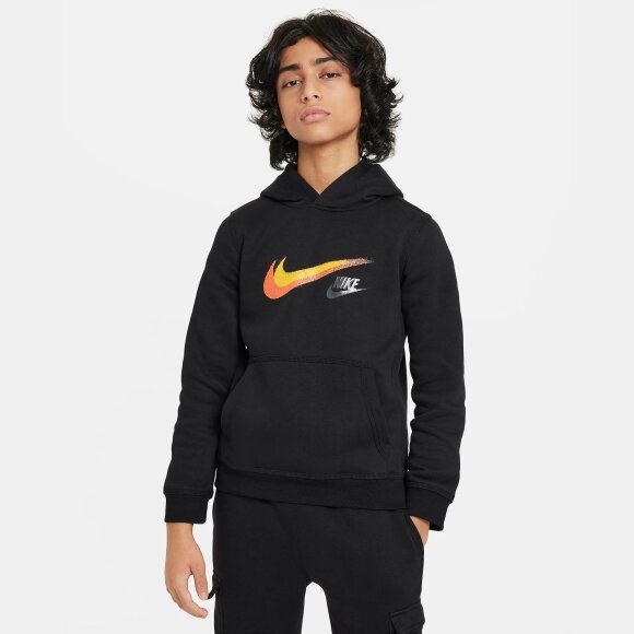 NIKE - NIKE BØRNE HÆTTETRØJE B NSW SI FLC PULLOVER HOODIE
