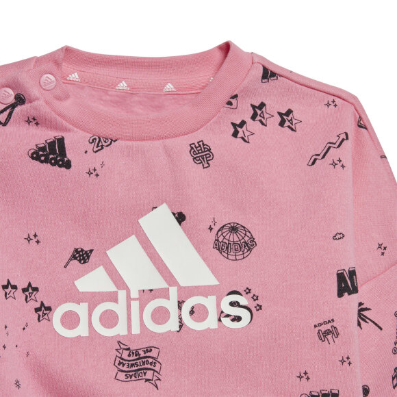 ADIDAS  - ADIDAS TRÆNINGSSÆT TIL BØRN INF BLUV Q3 CSET