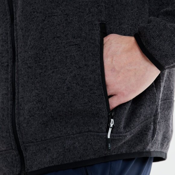 CMP - M KNIT FLEECE JACKET