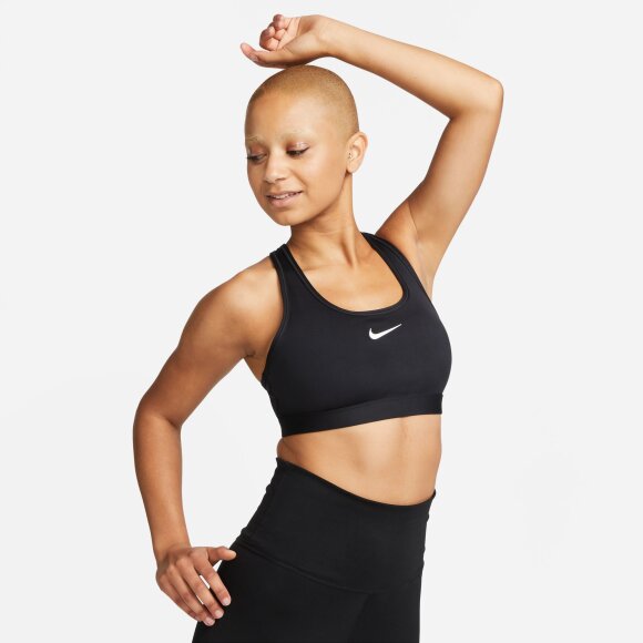 NIKE - NIKE DAME SPORTS BH W SWOOSH MED SPORTS BRA