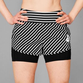 SAYSKY - W STRIPE PACE 2 IN 1 SHORTS